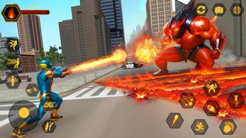 Fire Hero 3D - Superhero Games screenshot 3