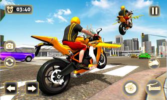 Light Bike Race Flying Stunts screenshot 1