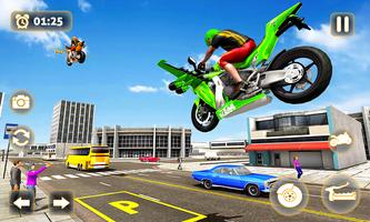 Light Bike Race Flying Stunts screenshot 2