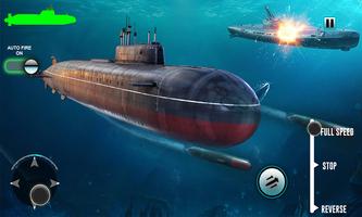 Submarine War Zone WW2 Battle plakat