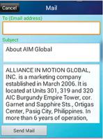 AIM Global Presentation App syot layar 3
