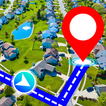 Earth Map GPS : Satellite Map ไอคอน