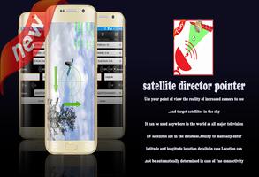 Satelliten-Direktor Zeiger Plakat
