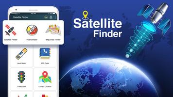 Satellite finder - Map Area Calculator, Clinometer Cartaz
