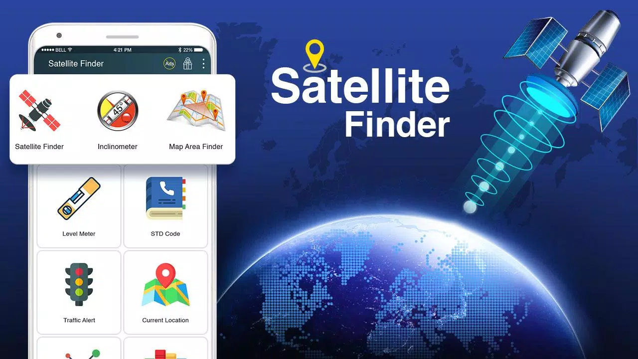 Satellite finder - Map Area Calculator, Clinometer APK for Android Download