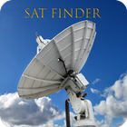sat finder dish tv signal pointer with gps icône