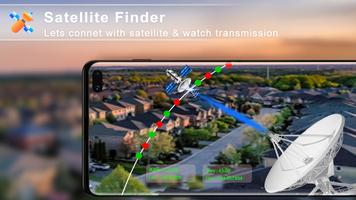 Satfinder AR TV Dish pointer الملصق