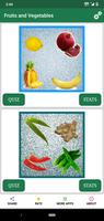 English Fruits and Vegetables poster