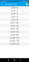 Learn Maths Tables screenshot 2