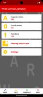 Write German Alphabet Plakat