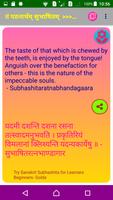 Sanskrit Subhashitas Selected Affiche