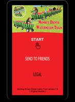 Funny Monkey Drives Watermelon Train imagem de tela 2