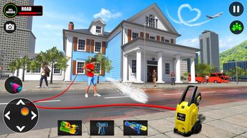 Power Wash Car Simulation Game capture d'écran 1