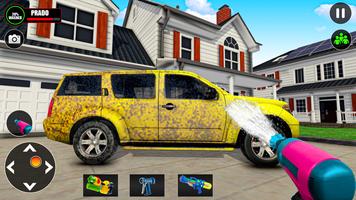 Power Wash Car Simulation Game capture d'écran 3