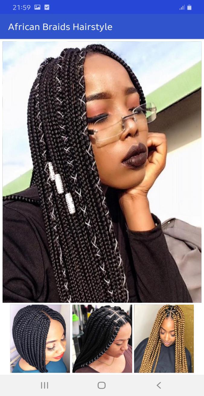 photo Lemonade Braids Box Braids Hairstyles 2021 african braids hairstyle 2021