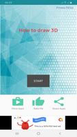 How to draw 3D Plakat