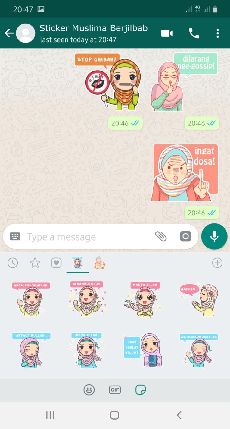 Stiker Muslimah Berhijab Wastickerapps For Android Apk Download