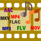 Gold Media Converter 🎶📽-Video to MP3 Converter icône