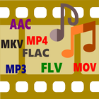 Gold Media Converter 🎶📽-Video to MP3 Converter ícone