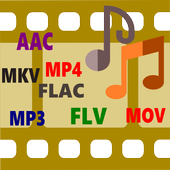 Gold Media Converter 🎶📽-Video to MP3 Converter icon