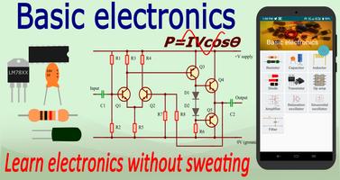 Basic Electronics: Study guide poster