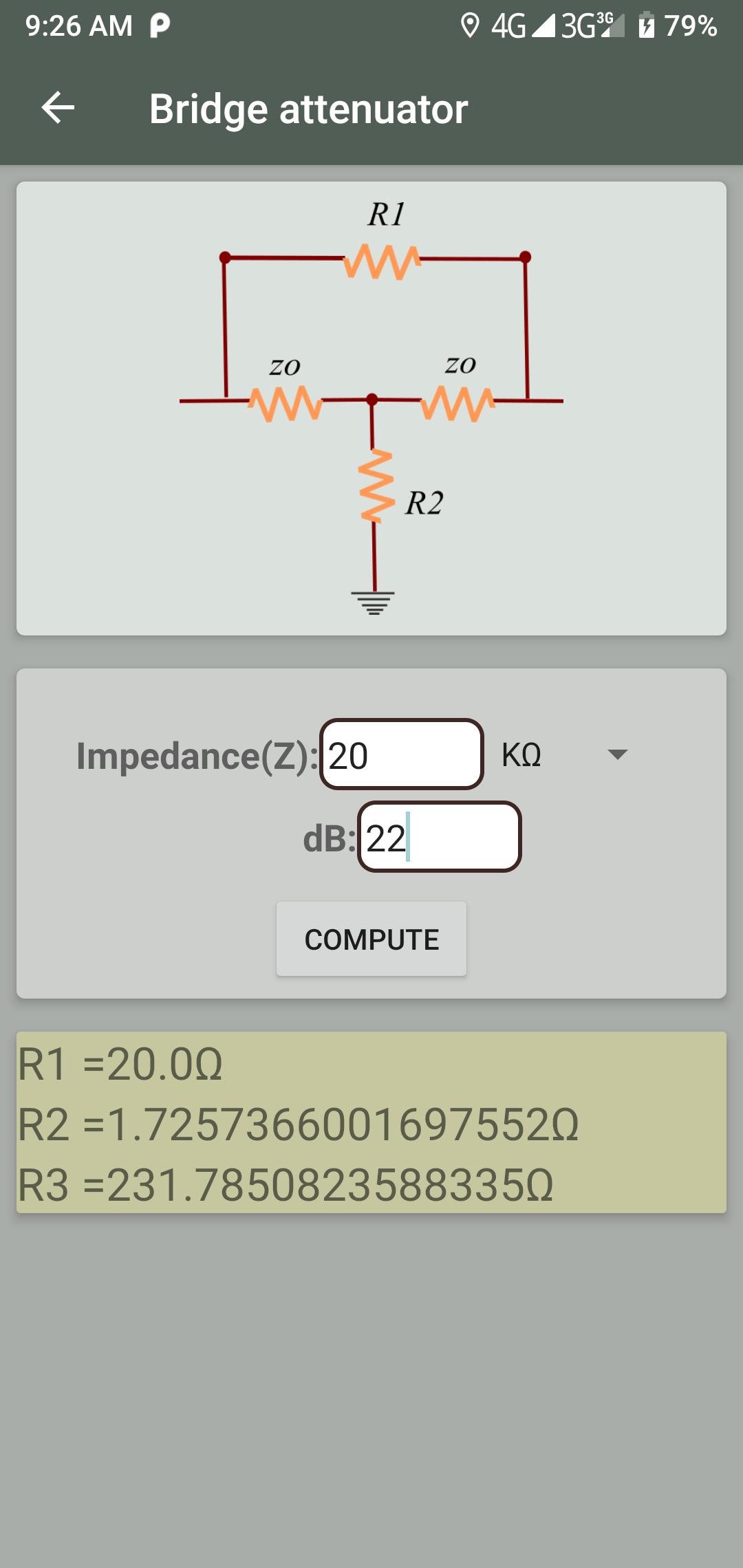 Electrocalc - electronic circuit calculator for Android - APK Download