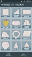 Area and Volume calculator-2D & 3D shapes screenshot 1