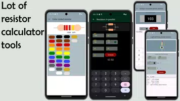 Electrocalc: electronics tools screenshot 1
