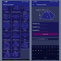 Volume calculator - 3D shapes पोस्टर