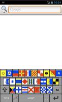 برنامه‌نما Signal Flags Keyboard عکس از صفحه