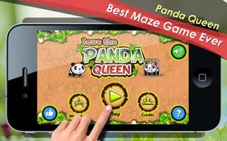 Save Panda Queen-Board games plakat