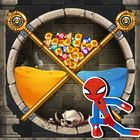Spider Hero - Rescue Game & Pin Pull آئیکن