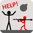 Save the Stickman - Pull Him O أيقونة