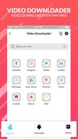 Free video downloader-all downloader app 海報