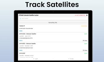 Celestial Satellite Tracker Affiche
