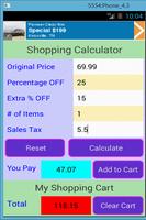Shopping Calculator capture d'écran 3