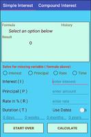 Simple Interest Calculator постер