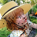 A For Adley Keyboard Wallpaper APK