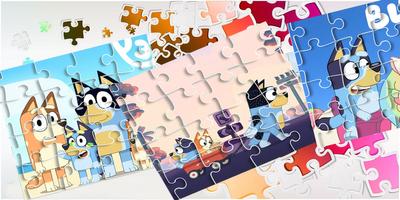 Bluey Jigsaw Puzzle Affiche