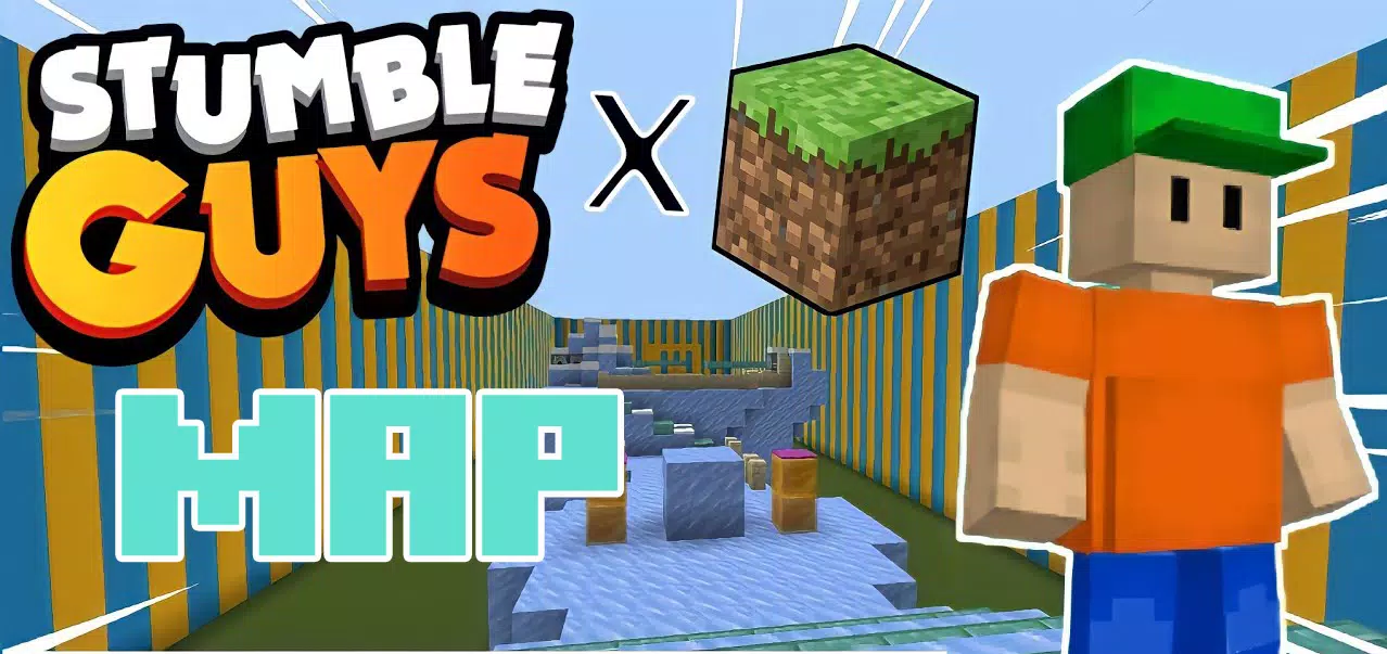 Baixe Stumble Guys Map and Mod MCPE no PC