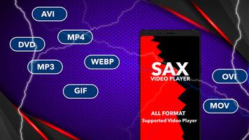 Sax Video Player –HD SAX All Format Videos Ekran Görüntüsü 1