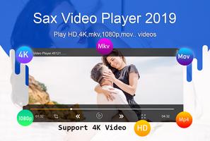 SAX Video Player - All Format HD Video Player 2020 截圖 1