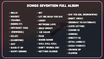 Seventeen Songs Full Album (Offline) 스크린샷 3