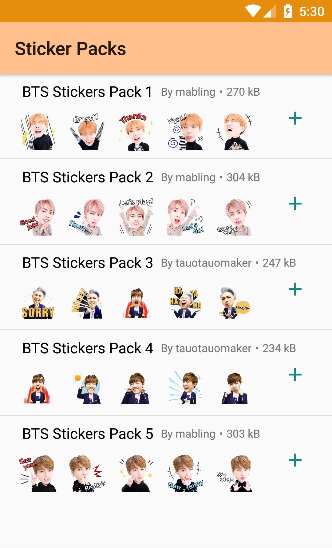 30 Download  Bts  Whatsapp  Sticker Pack Terkini Postwallpap3r