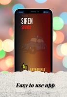 Police sirens sounds poster