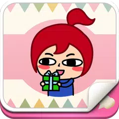 Скачать Red Girl Emoji XAPK