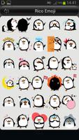 Penguin Emoji Affiche