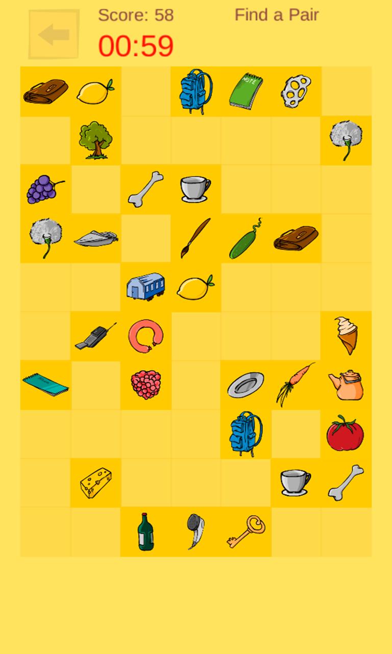 Тест на отличника игра. Find objects game.