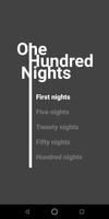 One Hundred Nights Plakat