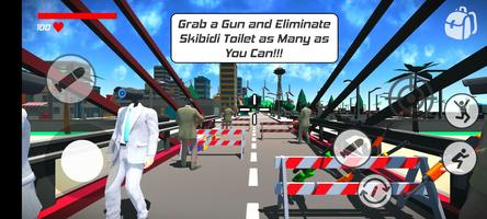 Scary Skibidi Toilet Game الملصق